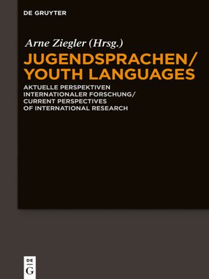 cover image of Jugendsprachen/Youth Languages